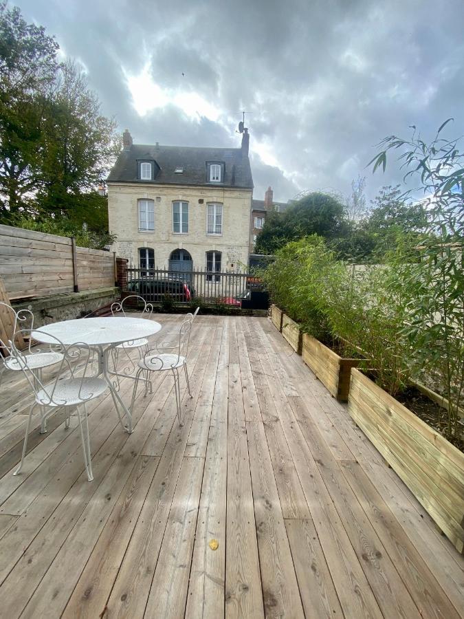 Superbe appartement neuf et sa terrasse privée Honfleur Exterior foto