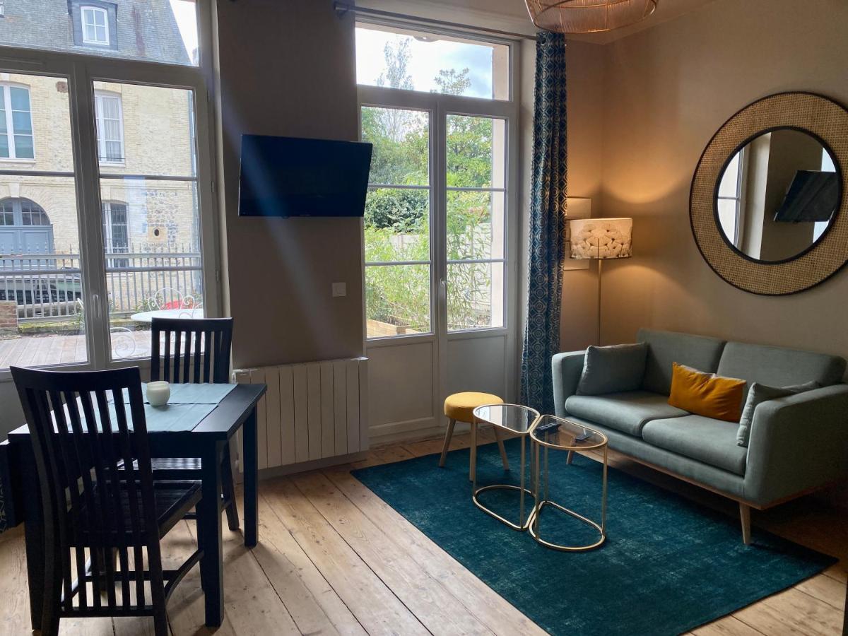 Superbe appartement neuf et sa terrasse privée Honfleur Exterior foto